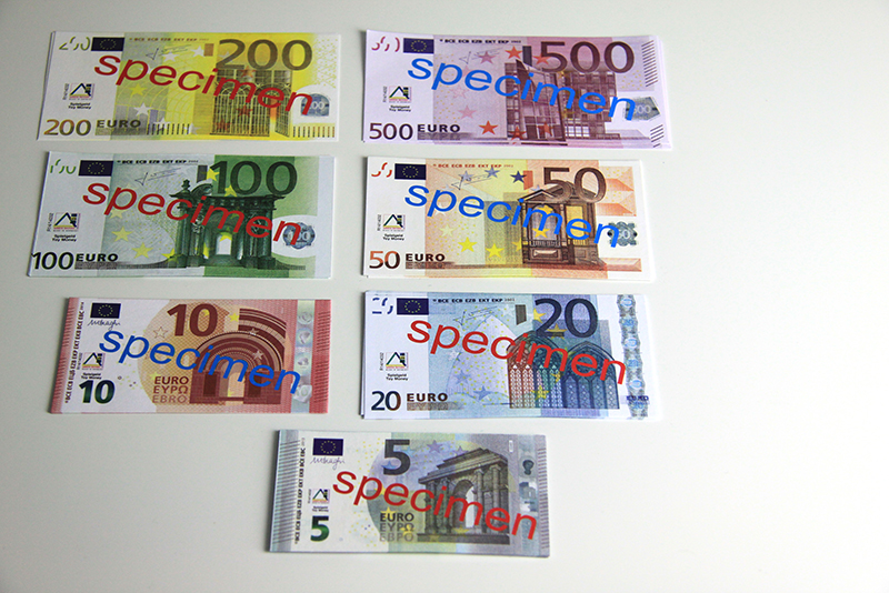 10 x 50 Euro Spielgeld Scherz Spaß Monopoly Schein 